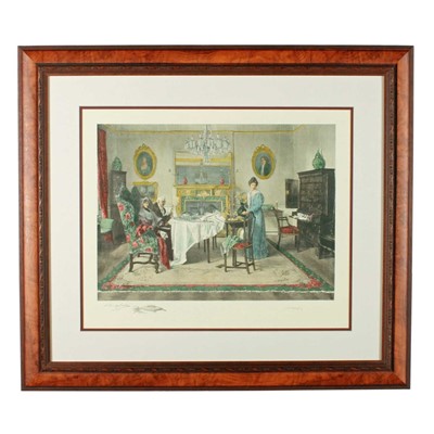Lot 264 - Two coloured prints