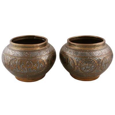 Lot 188 - A pair of early 20th Century North African jardinières