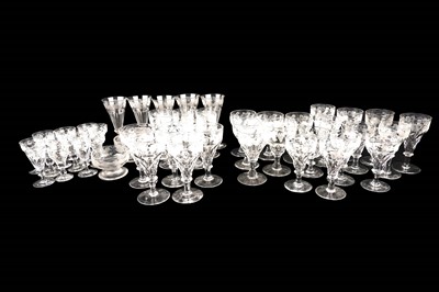 Lot 98 - Forty-eight assorted early 20th Century grape and vine glasses