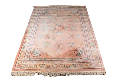 Lot 272 - A Chinese embossed rug