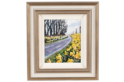 Lot 1045 - Timmy Mallett - Daffodil Lane | oil