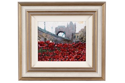 Lot 1046 - Timmy Mallett - Tower Poppies | oil