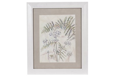 Lot 363 - Catherine Coulson - Waterside Ferns | mixed media on bamboo paper