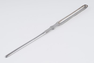 Lot 119 - A 19th Century Indian colonial silver marrow scoop