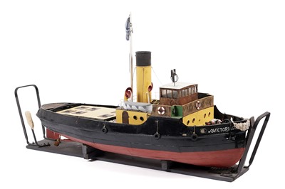 Lot 669 - A hand-built remote control scale model of the 'Victoria' tugboat