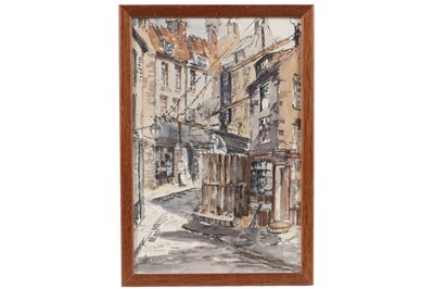 Lot 44 - Robert Thompson Lambert - Old Shields, Liddell Street | watercolour