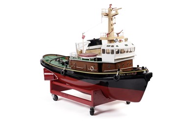 Lot 677 - A hand-built remote control scale model of the 'Sun Kent' tugboat