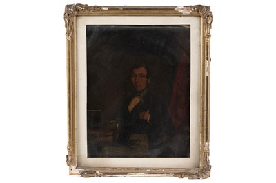 Lot 97 - 19th Century British School - Portrait of an early Victorian "Beau" | oil