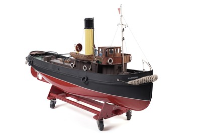 Lot 683 - A hand-built remote control scale model of the 'Harmony, Langstone' tugboat