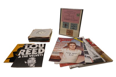 Lot 332 - A collectors' bundle of Punk memorabilia and 7" singles