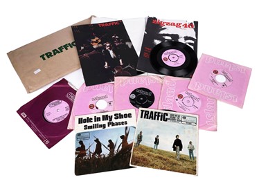 Lot 333 - A collectors' bundle of 'Traffic' 7" singles and ephemera