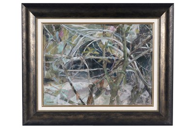 Lot 372 - Isabella Horton Havery - Abstract Branches and Light | oil