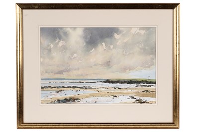 Lot 934 - Attributed to John Peace - St Cuthbert’s Isle at Holy Island | watercolour