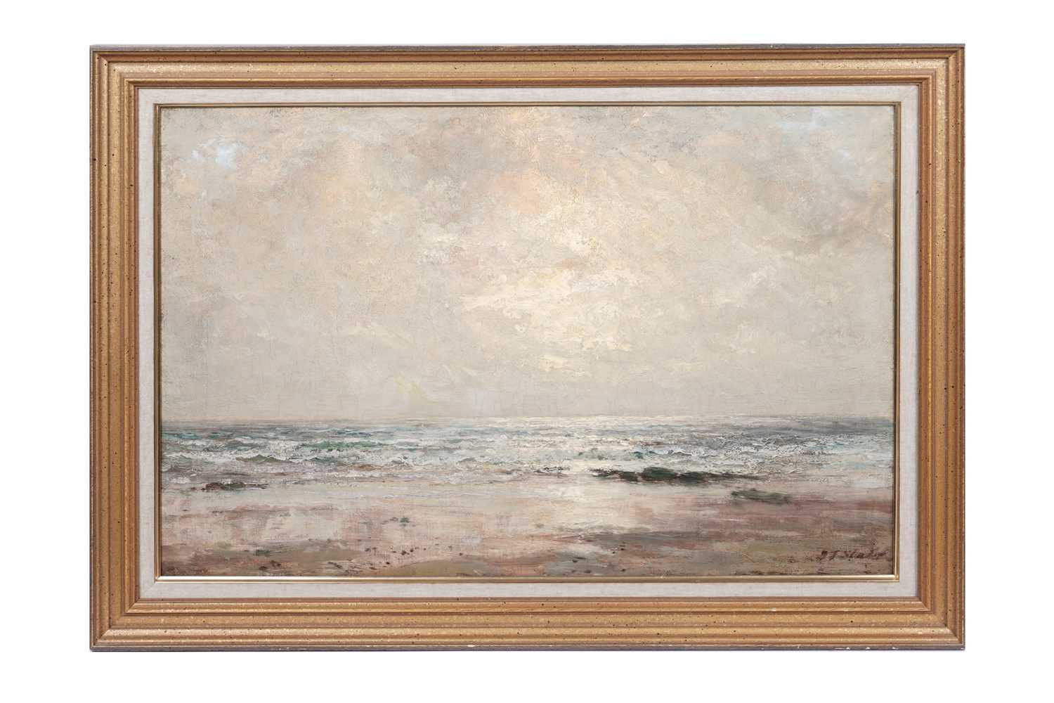 Lot 1139 - John Falconar Slater - Seascape at Dawn | oil