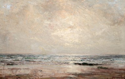 Lot 1139 - John Falconar Slater - Seascape at Dawn | oil