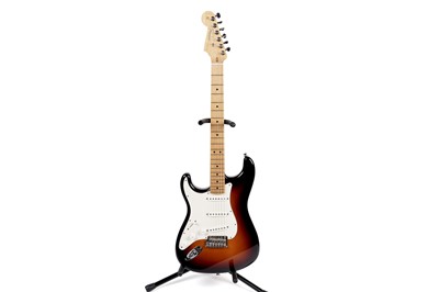 Lot 187 - A left-hand Fender Standard Stratocaster 2011 sunburst