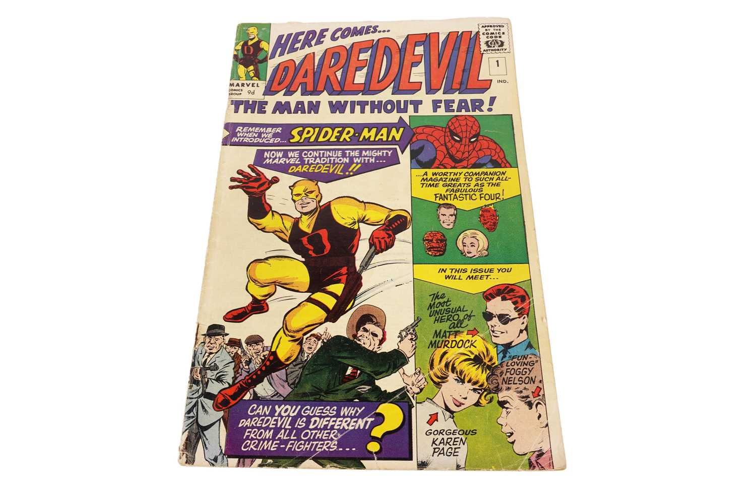 Lot 368 - Daredevil No.1 by Marvel Comics