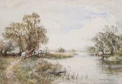 Lot 30 - Henry John Kinnaird - Thames Near Sonning | watercolour