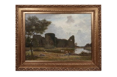 Lot 1149 - Attributed to Albert Goodwin - Melksham Castle | oil