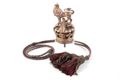 Lot 209 - British Regimental Colours Finial with cord and tassels