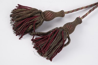 Lot 209 - British Regimental Colours Finial with cord and tassels