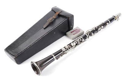 Lot 204 - An clarinet in fitted leather case