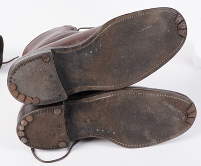 Lot 110 - A pair of leather boots and a pair of Stowassers