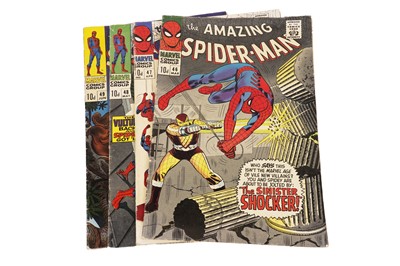 Lot 458 - The Amazing Spider-Man No’s. 46-49 by Marvel Comics