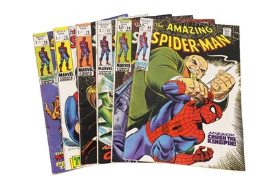 Lot 465 - The Amazing Spider-Man No’s 69-74 by Marvel Comics