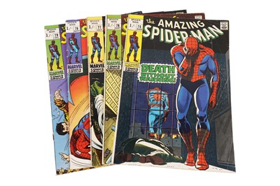 Lot 466 - The Amazing Spider-Man No’s. 75-79 by Marvel Comics