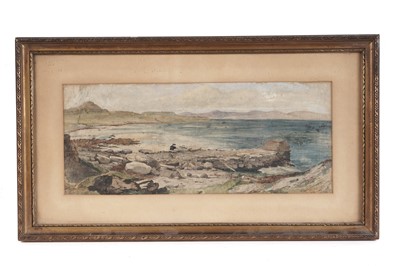 Lot 43 - Jacob Thompson - View of Tayvallich, Scotland (1852) | watercolour