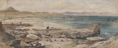 Lot 43 - Jacob Thompson - View of Tayvallich, Scotland (1852) | watercolour