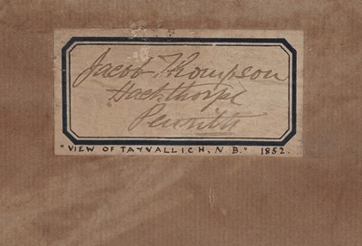 Lot 43 - Jacob Thompson - View of Tayvallich, Scotland (1852) | watercolour