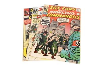 Lot 139 - Sgt. Fury and his Howling Commandos No’s. 2, 3 and 4 by Marvel Comics