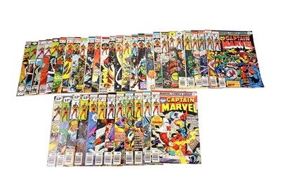 Lot 148 - Various Captain Marvel comics by Marvel Comics