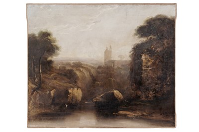 Lot 118 - 19th Century British School - Landscape with Castle Ruins | oil