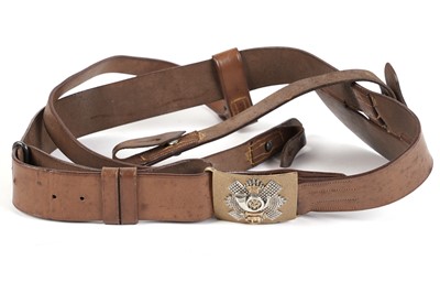 Lot 118 - 2nd Volunteer Battalion Highland Light Infantry sword belt and slings