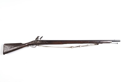 Lot 229 - A composite 18th Century and later Brown Bess type flintlock rifle