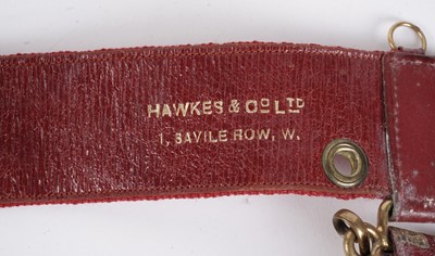 Lot 127 - A collection of uniform accessories