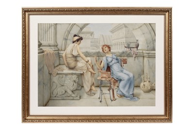 Lot 951 - William Anstey Dolland - The Jewellery Casket | watercolour