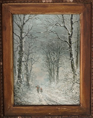 Lot 1683 - E. Hodgson - Summer and Winter; a pair of seasonal landscape views | oil