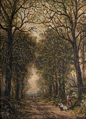 Lot 1683 - E. Hodgson - Summer and Winter; a pair of seasonal landscape views | oil