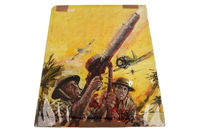 Lot 418 - Original painted artwork for Fleetway’s Battle Picture Library No. 1418 ‘War of Nerves’