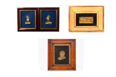 Lot 168 - Four brass silhouettes