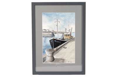 Lot 276 - Frederick Tordoff - Craster Harbour | watercolour