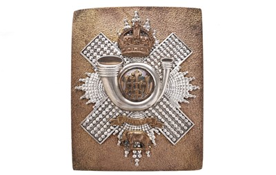 Lot 173 - Highland Light Infantry Officers shoulder belt plate