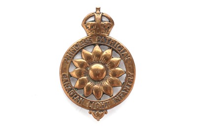 Lot 12 - Princess Patricia’s Canadian Light Infantry cap badge