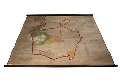 Lot 1008 - ﻿A mid 20th Century map of The Milburn Estates in North Seaton