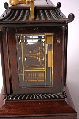 Lot 1368 - A late Georgian double fusee mantel clock by James Murray, Royal Exchange, London