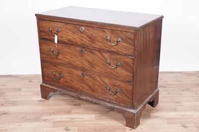 Lot 113 - A George III Century mahogany chest of drawers